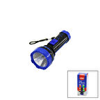 PİLLİ   MİNİ=11.2CM  LED EL FENERİ  75LÜMEN   OUTPUT: 1.5V   RENKLİ PLASTİK (5224)
