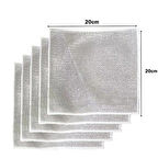 5 Adet Çok Fonksiyonlu Çizmeyen Tel Bulaşık Bezi Bulaşık Havlusu Bulaşık Temizlik Ovma Bezi (5224)