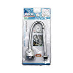 METAL  KUBAR - BATARYA BORUSU  KROM TOPAÇ BAŞLIK= KADEMELİ   360 DERECE YAYLI   ANTİ TWİST  VAKUMLU AMBALAJ (5224)