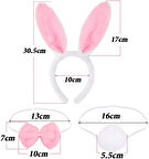 Tavşan Kostüm Seti Taç Papyon Kuyruk Pembe Renk (5224) AZ-52245049470