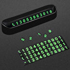 Pratik Fosforlu Telefon Numarası Yamzak İçin Araç İçi Oto Numaratör Numaralık (5224)