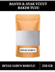 250 gr BEYAZ SABUN KOKUSU Banyo Tuzu Küvet & Jakuzi Tuzu Manikür & Pedikür Tuzu & Ayak Bakım Tuzu.