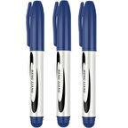 3 Adet Mavi Koli Kalemi - Çuval- Tahta Kalemi