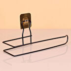 Kendiliğinden Yapışkanlı Krom Paslanmaz Metal Havlu Kağıtlık Aparatı (5332)