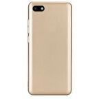 Smcase Huawei Y5 2018 Lüks Silikon Kılıf  Tam Kapatan Cam