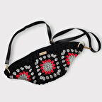 Uretti - Sennur 9694 El Yapımı Motifli Kadın Çanta - Çok Renkli