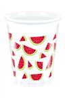 KARPUZ BARDAK PLASTİK 8'Lİ