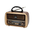 Klasik Taşınabilir Nostaljik Radyo - 1 Adet