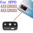 Tkgz Oppo A53 Arka Kamera Camı Lens Yapışkanlı