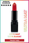 Avon Ultra Mat Ruj Truest Red