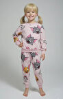özsa şardonlu kız çocuk pijama takımı