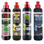 MENZERNA 4 LÜ SET 250ML 400GREEN-2500-3800-POWER LOCK ULTİMATE PROTECTİON