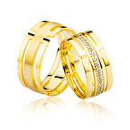 Lazer Kesim Altın Alyans 1104 