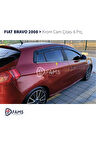 Fiat Bravo Krom Cam Çıtası 6 Prç. 2008 Üzeri P. Çelik