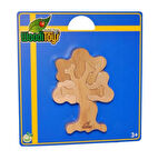 Ağaçkakan Ahşap Boyama Puzzle Ağaç