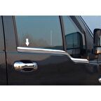 Markadan Ford Connect Krom Cam Çıtası 2002-2014 2 Parça Paslanmaz Çelik