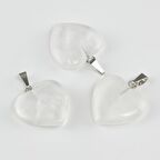 Kuvars Kalpli Doğaltaş Kolye Ucu