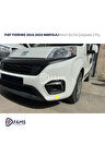 FIAT FIORINO 2016-2019 MAKYAJLI Krom Sis Far Çerçevesi 2 Prç. Paslanmaz Çelik