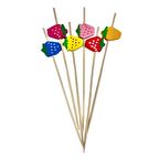 RENKLİ ÇİLEKLİ UZUN SUNUM KÜRDANI