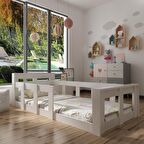 Montessori Karyola X2002 90X190 Yatak Uyumlu