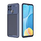 Gpack Oppo A15S Kılıf Negro Karbon Dizayn SilikonNano Glass