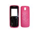 Nokia 113 Kapak Nokia 113 uyumlu Pembe ön Kapak Arka Kapak Tuş Takımı