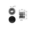 ALTERNATÖR CIRCIR KASNAĞI ÇIKINTISIZ SPRİNTER W901 W903 W906 EURO3 EURO4