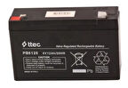 Ttec 6V 12AH Bakımsız Kuru Akü