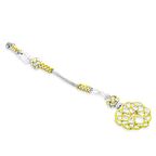 Sarı-Beyaz Renk Bakır Kaplama Kazaz Püskül