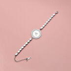 Harfli Kişiye Özel Kadın Çelik Bileklik Takı Hediyelik Aksesuar