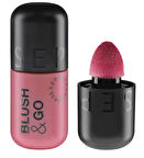 SEPHORA COLLECTION Blush & Go - Mat Bitişli Likit Allık 01