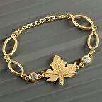 Yaprak Taşlı Trend Bileklik