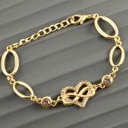 Kalp Taşlı Trend Bileklik