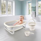 7271 Katlanabilir Banyo Seti 3Lü Bej