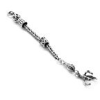 Pençe Tasarım Kalın Zincirli 925 Ayar Gümüş Püskül