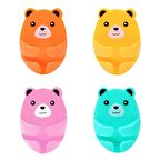 3B Trend Ayıcık Desenli Çok Amaçlı 4 Lü Tutucu Kablo Düzenleyici