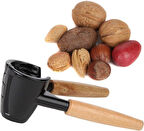 3B Trend Premium Kalite Ahşap Saplı Fındık ve Ceviz Kıracağı, Paslanmaz Çelik Kıracak