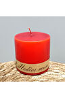 Silindir Kırmızı Mum