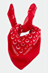 Ay Yıldız Desenli Bandana 50*50