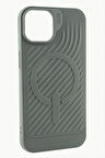 iPhone 15 6.1 Lüx Magsaff Gear Silikon Kılıf