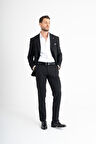 Slim Fit Takım Elbise - Siyah 56