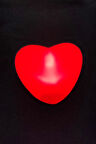 Işıklı Kırmızı Kalp Led Lamba 7 cm