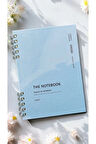 The Notebook Serisi Spiralli 80 Yaprak Çizgisiz A5 Defter (PLACID BLUE KAPAK)