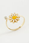 Papatya Mineli Taşlı Yüzük