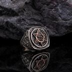 HZ SÜLEYMAN MÜHRÜ 925 AYAR GÜMÜŞ ERKEK YÜZÜK