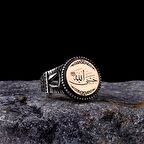 HASBİYALLAH YAZILI 925 AYAR GÜMÜŞ ERKEK YÜZÜK