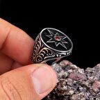 925 AYAR GÜMÜŞ YILDIZ MODEL YÜZÜK