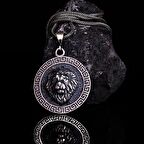 ASLAN MOTİFLİ 925 AYAR GÜMÜŞ KOLYE