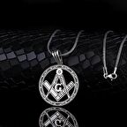 925 AYAR GÜMÜŞ MASON TASARIM MODEL KOLYE