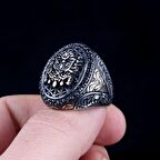 OSMANLI DEVLETİ ARMASI MODEL 925 AYAR GÜMÜŞ YÜZÜK